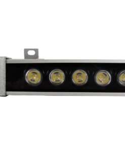 GLOBOSTAR® WASHERDAIA S-115502 Μπάρα Φωτισμού Wall Washer LED 9W 900lm 30° DC AC 220-240V Αδιάβροχο IP65 Ψυχρό Λευκό 6000K – Bridgelux SMD Chip – Ασημί – Μ26 x Π6 x Υ10.5cm – 3 Χρόνια Εγγύηση