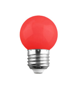 GloboStar® S-40006 Λάμπα LED E27 G45 Γλομπάκι 2W 120lm 260° AC 220-240V IP20 Φ4.5 x Υ6.9cm Κόκκινο - 2 Χρόνια Εγγύηση