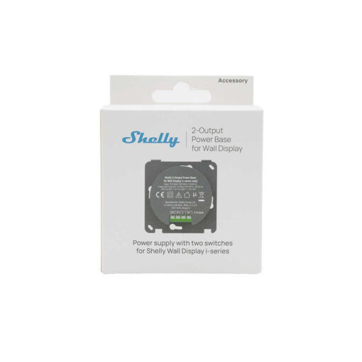 3800238072780 | Shelly 2-Output Power Base for Wall Display i-Series – EAN 3800238072780