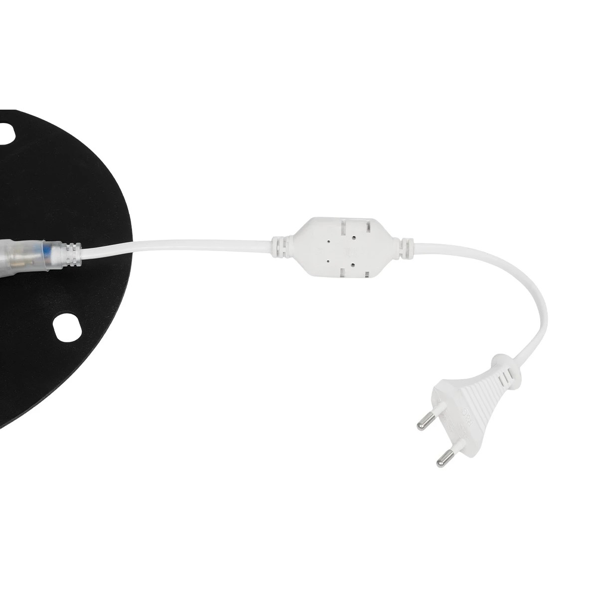 GLOBOSTAR® XMAS-STAR-SMALL Χριστουγεννιάτικο Διακοσμητικό Φωτιστικό LED 15,6W 624lm 360° AC 220-240V Αδιάβροχο IP65 Θερμό Λευκό 2700K - Μαύρο & Διάφανο - M97 x Π25 x Υ107cm - 2 Χρόνια Εγγύηση - Image 7