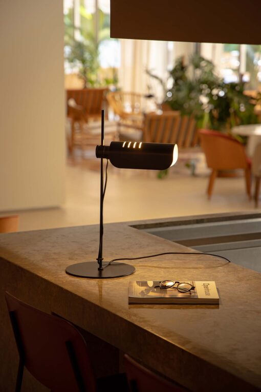 MARTINICA TABLE TABLE BLACK SCREEN 1xE27 Faro Barcelona 1-FR20033-133