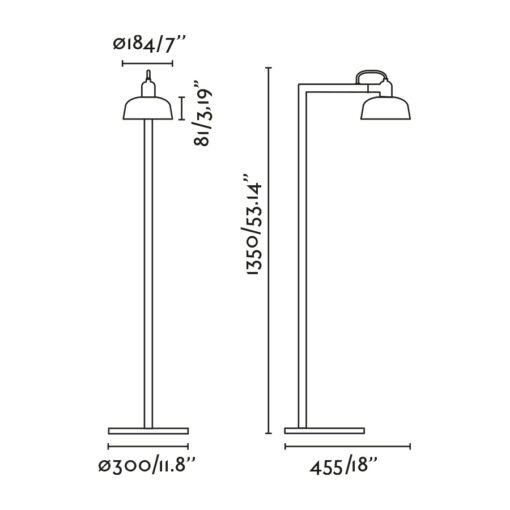 TATAWIN PIE SALON SHADE METAL WHITE 1xE27 Faro Barcelona 1-FR20336-145