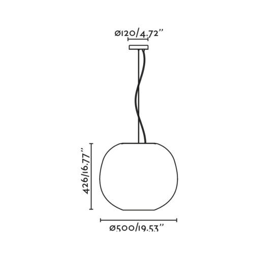 TIERRA 500 PENDANT 1XE27 Faro Barcelona 1-FR20401