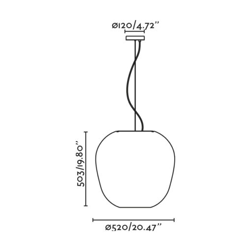 TIERRA 520 PENDANT 1XE27 Faro Barcelona 1-FR20402