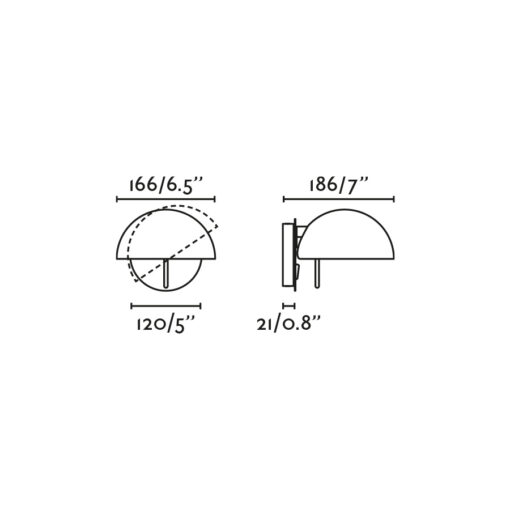 MATILDA BLACK WALL LIGHT 1xE14 Faro Barcelona 1-FR20501