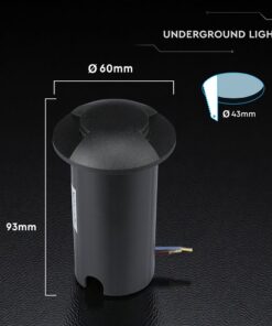 V‑TAC LED Χωνευτό Φωτιστικό 1W 50lm 6400K IP67 Στρογγυλό – 211468
