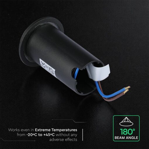 V‑TAC LED Χωνευτό Φωτιστικό 1W 50lm 6400K IP67 Στρογγυλό – 211468