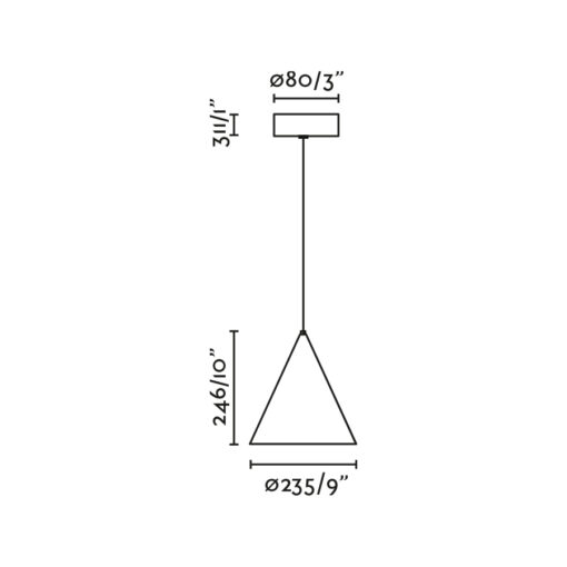 LINA WHITE PENDANT LED 12W 2700K Faro Barcelona 1-FR22029