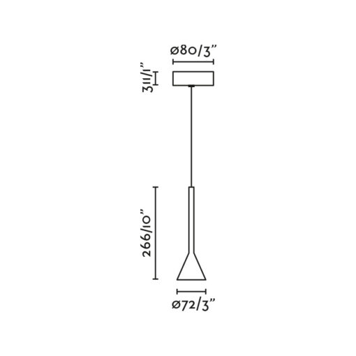 ANNA PENDANT WHITE LED 6W 2700K Faro Barcelona 1-FR22033
