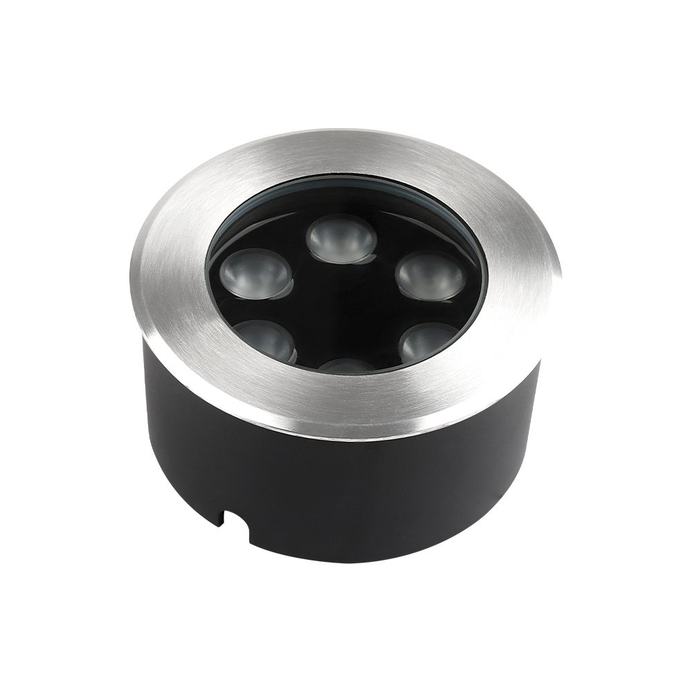 V‑TAC LED Χωνευτό Φωτιστικό 6W 387lm 3000K IP67 Στρογγυλό Silver – 24219