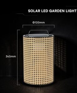 V‑TAC Ηλιακό Φωτιστικό Φαναράκι Κήπου 1.2W 150lm 2800K Dimmable IP65 – 24287