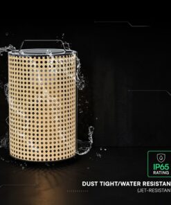 V‑TAC Ηλιακό Φωτιστικό Φαναράκι Κήπου 1.2W 150lm 2800K Dimmable IP65 – 24287