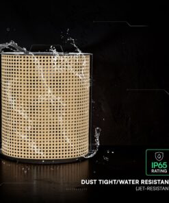 V-TAC 24288 Φορητό Ηλιακό LED Φωτιστικό Κήπου 1.2W 150 lm 2800K Dimmable IP65 – Ξύλο+Μαύρο