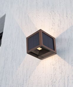 V‑TAC Ηλιακό Φωτιστικό Τοίχου 9W 900lm 3in1 με Ανιχνευτή Κίνησης IP65 Καφέ – 24294