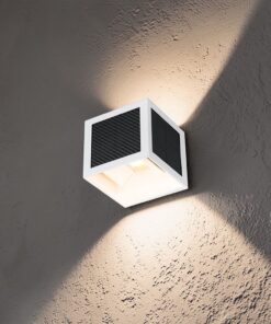 V-TAC 24295 Ηλιακό LED Φωτιστικό Τοίχου 9W 900 lm 3in1 PIR Sensor IP65 – Λευκό
