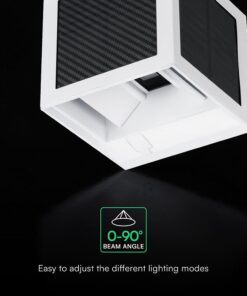 V-TAC 24295 Ηλιακό LED Φωτιστικό Τοίχου 9W 900 lm 3in1 PIR Sensor IP65 – Λευκό