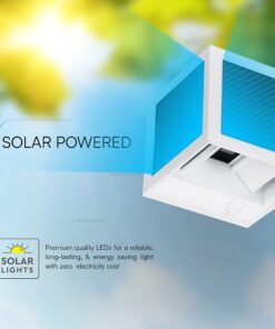 V-TAC 24295 Ηλιακό LED Φωτιστικό Τοίχου 9W 900 lm 3in1 PIR Sensor IP65 – Λευκό