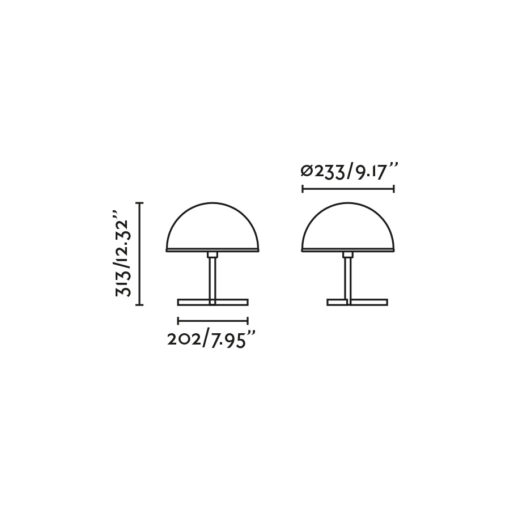DOME S TABLE LAMP BLACK 1XE27 Faro Barcelona 1-FR29913
