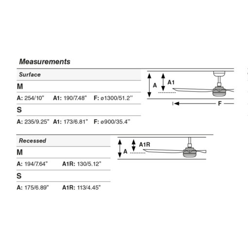 MINI PUNT S Ø900 WHITE 3 BLADES WOOD LIGHT TUYA Faro Barcelona 1-FR33821WT