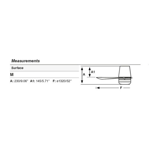 PUNT TUB M Ø1300MM BLACK 3 P BLACK LED 18W TUYA Faro Barcelona 1-FR33830WT-1TW