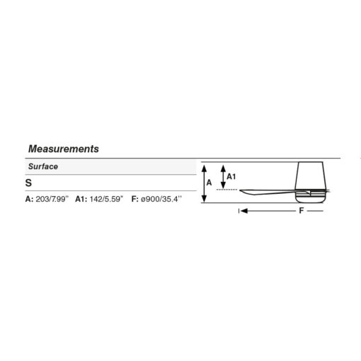 MINI PUNT TUB S Ø900MM WHITE 3 BLADES WHITE TUYA Faro Barcelona 1-FR33832WT