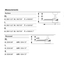 CRUISER TEK XL RECESSED Ø1600 WHITE 3B 4000K Faro Barcelona 1-FR34292R3C