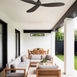 PALMA M Ø1290MM BROWN 3P IP44 SEASIDE DIM TUYA Faro Barcelona 1-FR34301WT