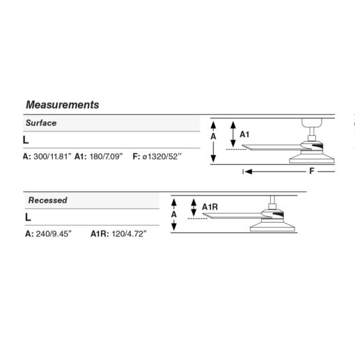 RUDDER TAK L 4 Ø1320 WHITE 4B WHITE ASH 3000K Faro Barcelona 1-FR343552N