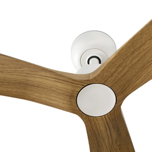 OUTWOOD L Ø1500MM WHITE 3 BLADES OAK IP44 TUYA Faro Barcelona 1-FR34361WT