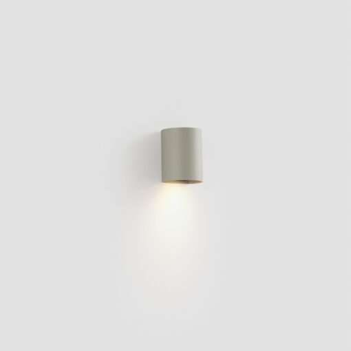 SOLE WALL LIGHT ROUND GREY SMOOTH 1xGU10 Faro Barcelona 1-FR40524