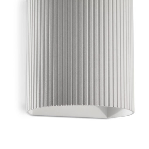 SOLE ROUND WHITE STRIPED WALL LIGHT 1xGU10 Faro Barcelona 1-FR40526
