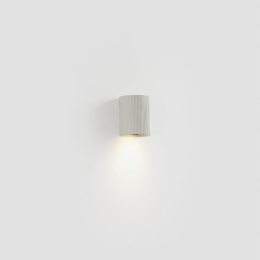 SOLE ROUND WHITE STRIPED WALL LIGHT 1xGU10 Faro Barcelona 1-FR40526