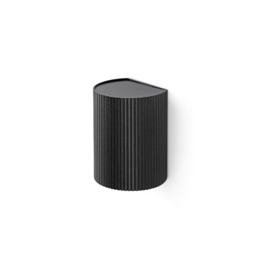 SOLE ROUND BLACK STRIPED WALL LIGHT 1xGU10 Faro Barcelona 1-FR40527
