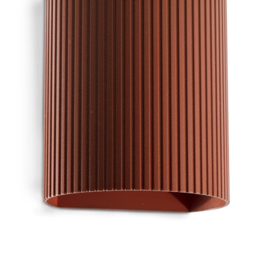 SOLE WALL LIGHT ROUND TERRACOTTA STRIBBED 1xGU10 Faro Barcelona 1-FR40529