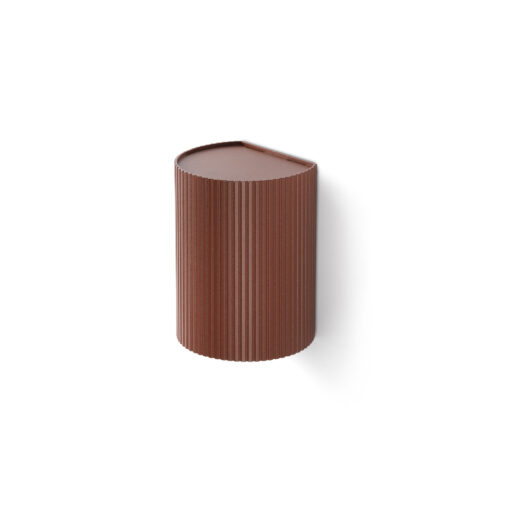 SOLE WALL LIGHT ROUND TERRACOTTA STRIBBED 1xGU10 Faro Barcelona 1-FR40529