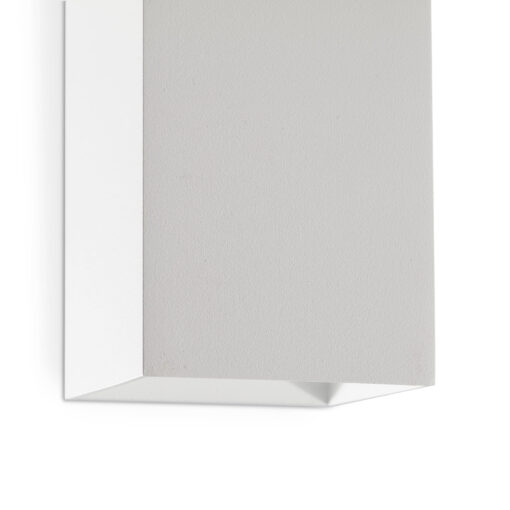 LUNE SMOOTH WHITE SQUARE WALL LIGHT 1xGU10 Faro Barcelona 1-FR40530