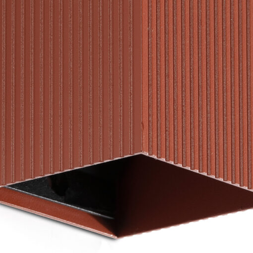 LUNE WALL LIGHT SQUARE TERRAKOTTA STRUTTED 1xGU10 Faro Barcelona 1-FR40537