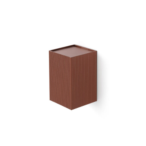 LUNE WALL LIGHT SQUARE TERRAKOTTA STRUTTED 1xGU10 Faro Barcelona 1-FR40537