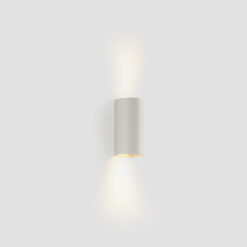 SOLE WALL LIGHT ROUND WHITE SMOOTH 2xGU10 Faro Barcelona 1-FR40538