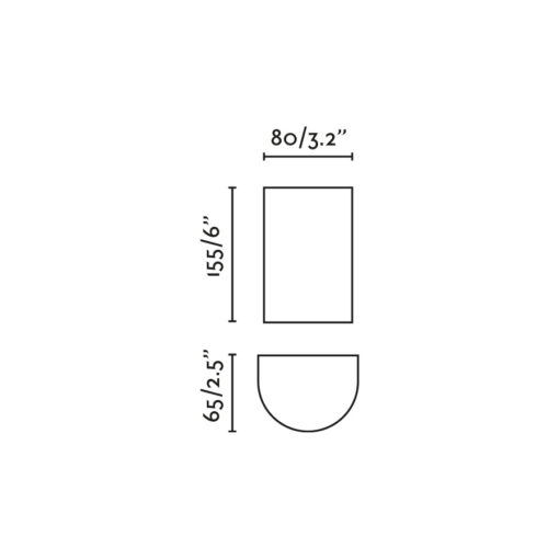 SOLE WALL LIGHT ROUND TERRACOTTA SMOOTH 2xGU10 Faro Barcelona 1-FR40541