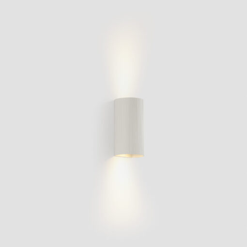 SOLE ROUND WHITE STRIPED WALL LIGHT 2xGU10 Faro Barcelona 1-FR40542