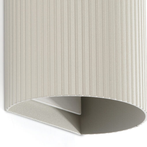 SOLE ROUND GREY STRIPED WALL LIGHT 2xGU10 Faro Barcelona 1-FR40544