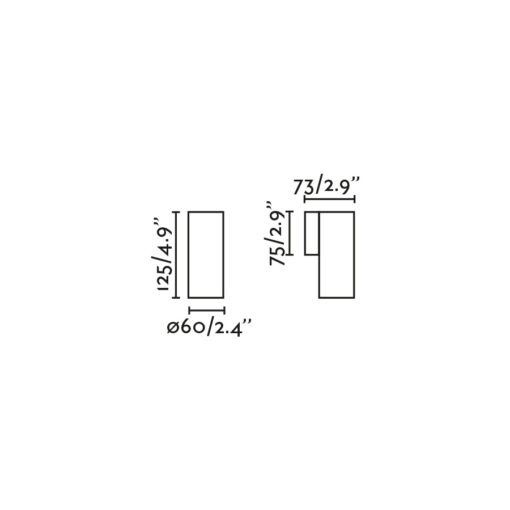 STAN ALUMINUM WALL LIGHT 1xGU10 Faro Barcelona 1-FR43778