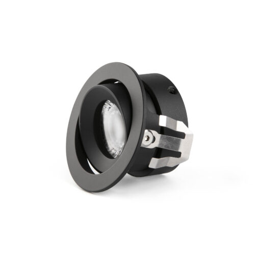 KIVI RECESSED ADJUSTABLE BLACK 5W 2700K 36° IP4 Faro Barcelona 1-FR43902
