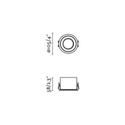 DOP RECESSED WHITE LED 15W 2700K Faro Barcelona 1-FR44005