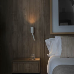 DANTE WALL LAMP BLANCO 5W CON LECTOR LED 3W 2700K Faro Barcelona 1-FR62734
