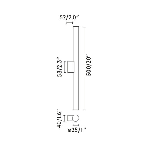 CALMA WALL LIGHT LINESTRA WOOD 7W 2700K Faro Barcelona 1-FR63559