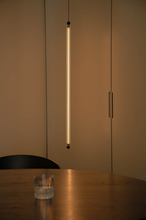 LUMINA 900 1L PENDANT LAMP BLACK LED 18W 2200K DAL Faro Barcelona 1-FR64662-111D