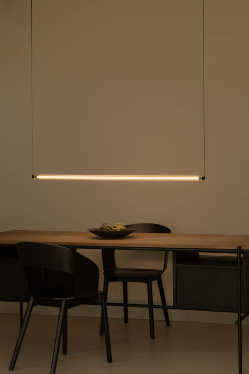 LUMINA 1200 1L PENDANT LAMP HORIZONTAL BLACK LED 2 Faro Barcelona 1-FR64682-111