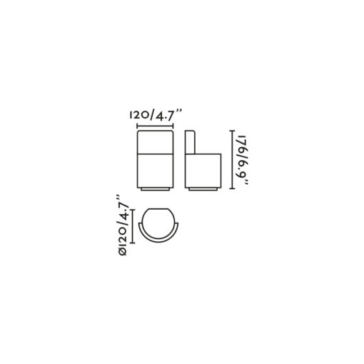 NOBORU SLIM ADJUSTABLE WALL WASHER DARK GREY GU10 Faro Barcelona 1-FR70837